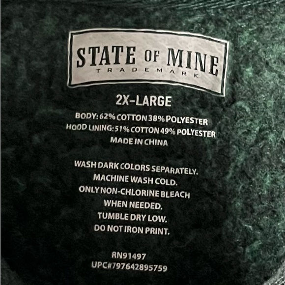 Men’s 2X-Large PA State of Mine Sweatshirt. NWOT - Picture 7 of 7